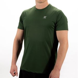 ZEUZ Sport T-Shirt Heren - Sportkleding Man - Fitnesskleding - Jongens Kleding voor Fitness, CrossFit & Gym - Groen - Maat XXL