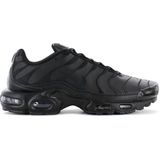 Nike Air Max Plus TN Leather - Triple Black - Heren Sneakers Schoenen Zwart AJ2029-001 - Maat EU 45 US 11