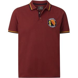 Jan Vanderstorm Oversized T-shirt HENTTE Plus Size Donkerrood