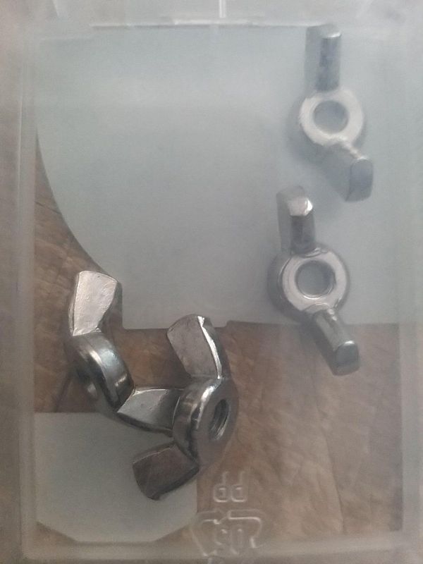 Deltafix - Vleugelmoer - RVS - 4 Stuks