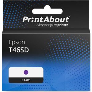 PrintAbout - T46SD - Inktcartridge - Paars
