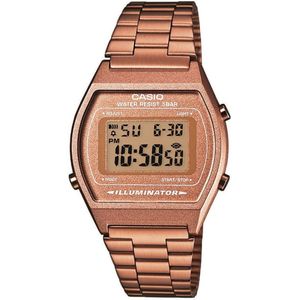 Casio Vintage Edgy B640WC-5AEF Unisex Horloge 35 mm - Rosékleurig