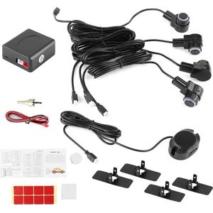 Intelligent Parkeerhulpsysteem - Backup Parkeersensor Radarsysteem - 4 Sensor Probe Kit .