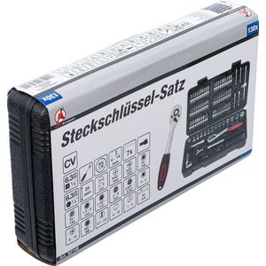 BGS Dopsleutelset - 1/4 - 130 delig