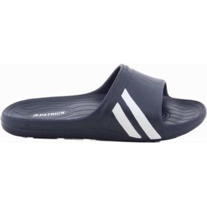 Patrick slippers Ride-010, Navy blauw/wit, maat 44