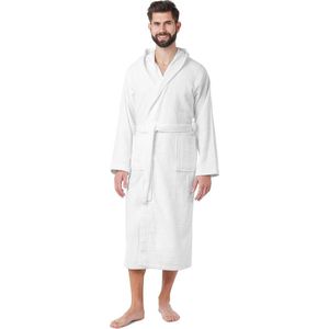 Heren Badjas van 100% Organisch Katoen met Capuchon