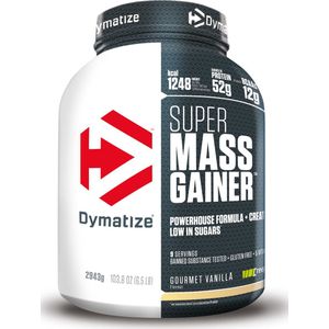 Dymatize Super Mass Gainer - Weight Gainer / Mass Gainer - Vanille - 2700 gram (8 Shakes)