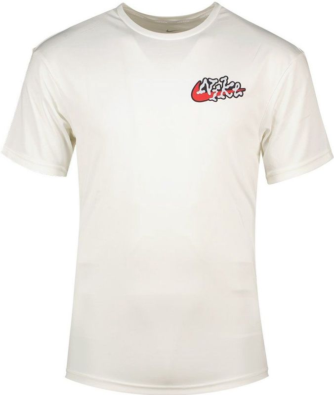 Nike - Swim Hydroguard - T-shirt - Wit - Korte Mouwen