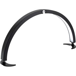 Mila Shop Moonlamp - Maanlamp - Boog - Nagellamp - LED - Wimpers - Tafellamp - Manicure licht - Met afstandsbediening - Bureaulamp - Opvouwbare Cosmetische Lamp - 40W - Zwart