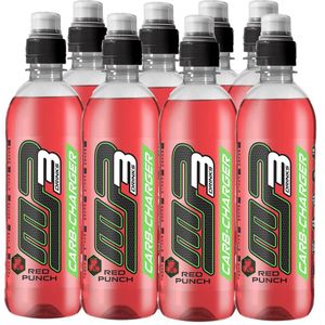 MP3 - Carb-Charger (Red Punch - 12 x 500 ml) - Energiedrank - Sportdrank - 6 liter