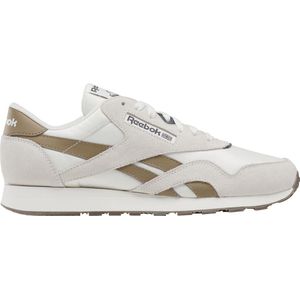 Reebok CLASSIC NYLON Heren Sneakers - Wit/Zand - Maat 43