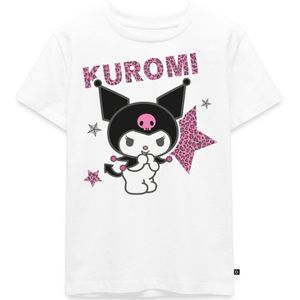 Spreadshirt Kuromi Met Letters En Sterren In Leeuwstijl Kinderen Premium Bio T-shirt