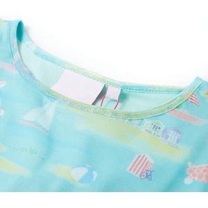 Kinderjurk 128 lichtzeeblauw