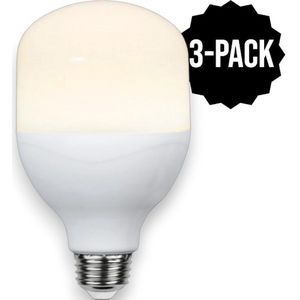 3-Pack | Staaflamp - E27 - 18W - Extra Warm Wit - 2700K - Opaal