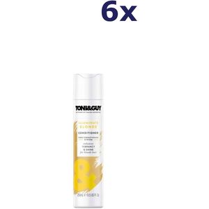 6x Toni & Guy Nourish Blonde Conditioner voor Blond Haar 250 ml