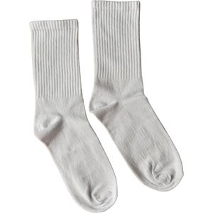 Cozi Studio 6 Witte One-Size Katoen Sokken voor Mannen & Vrouwen – Perfekt Cadeau, Socks, Heren & Dames, Witte Sokken