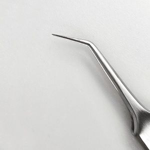 Wimperpincet model 11 - Kristallen - zilveren ballen