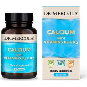 Dr. Mercola - Calcium - with Vitamins D3 & K2 - 30 capsules