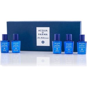 Acqua Di Parma Blu Mediterraneo Miniature Set 5ml Arancia Di Capri EDT + 5ml Fico Di Amalfi EDT + 5ml Bergamotto Di Calabria EDT + 5ml Mandorlo Di Sic