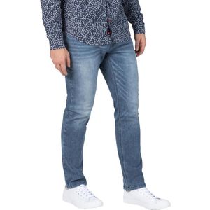 Timezone Slim EduardoTZ Blue Grey Wash Jeans Heren