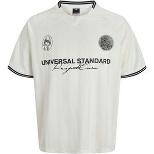 Jack & Jones - JCOCOVER RETRO FOOTBALL - T-shirt - Wit