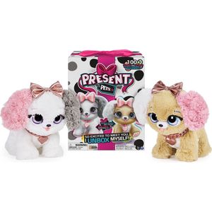 Present Pets Fancy Puppy - Interactief speelgoeddier met meer dan 100 geluiden en acties - stijl kan variëren