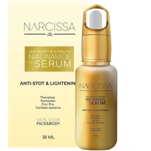 Narcissa Anti-Spot Serum Gold 30 ML - Leke Serumu - Met Centella Asiatica | Gold Face & Body Serum | Pigmentation | Niacinamide | Egale Huid zonder pigmentvlekken | Anti-Aging | Zeer Gewild