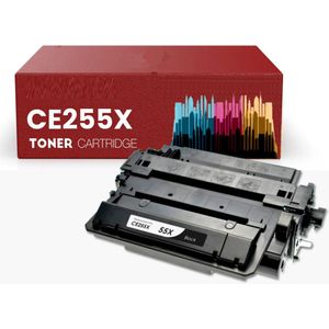 Huismerk toner XXL - 12.500 pagina's - geschikt voor HP 55X CE255X voor HP Laserjet Enterprise P3010 Series P3015D P3015DN P3015N P3015 P3015X P3015 Laserjet Enterprise M520 Series M521dn M521dw M521dx M521dz