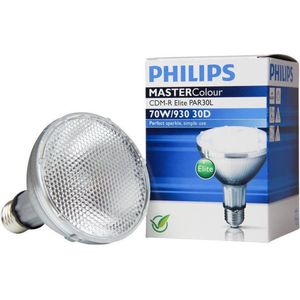 Philips MASTERColour E27 CDM-R Elite PAR30L 70W 30D - 930 Warm Wit | Beste Kleurweergave