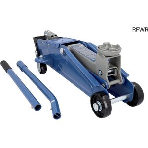 RFWR® Hydraulische Garagekrik 2 Ton - Traploos Instelbaar en Kwaliteitsstaal in Blauw