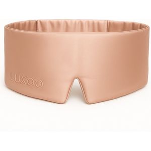 Luxoo Zijden Slaapmasker – 100% Verduisterend & Anti-Rimpel – Ultiem Comfort voor Vrouwen, Mannen & Kinderen – Zijdezacht, Ademend & Hypoallergeen – Perfect voor Zijslapers & Reizen