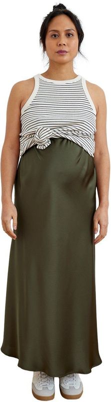 Vertbaudet - Lange Zwangerschapsrok - Satijnen Effect