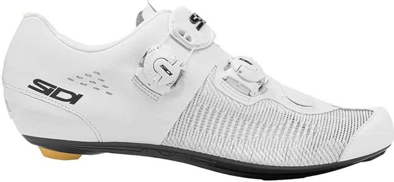 Sidi - Genius Knit - Fietsschoenen - Wit - Stijfheid 6 - Koolstof en Nylon Composietzool