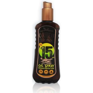 Caribbean Bronze - Zonneolie Spray - SPF15 - 200 ml - Oil Spray