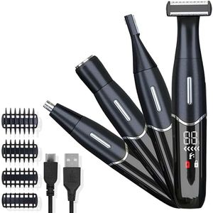 Ontharingsapparaat - 4-in-1 - Scheerapparaat - USB-oplaadbaar en Waterdicht