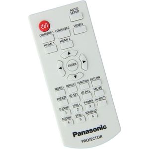 Afstandsbediening geschikt voor de PANASONIC PT-VX430E beamer, vervangt N2QAYA000154