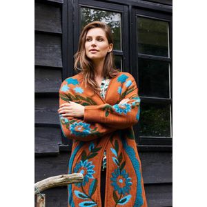DIDI Dames Cardigan Cocoon Pintura jacquard maat 42