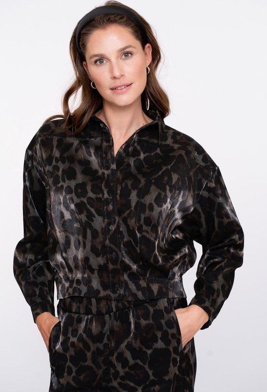 Geisha - Blouse 55723 - Grijs/Bronze - Dames