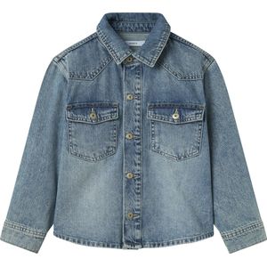 NAME IT - NKMJONAS OS DNM LS SHIRT - Jongens - Overhemden - Denim - Lange Mouwen