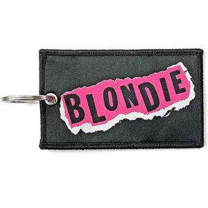 Blondie - Punk Logo Sleutelhanger - Zwart