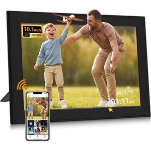 Digitale Wifi Fotolijst 10,1 inch met Touchscreen en Foto/Video Delen
