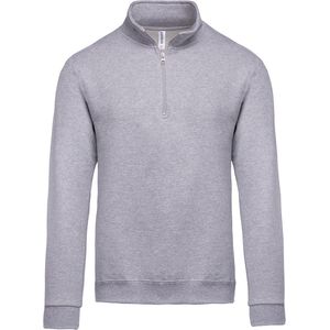 Kariban Sweater met ritskraag K478 - Oxford Grey