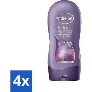 Andrélon - Perfecte Puntjes - Conditioner - Tegen Gespleten Haarpunten - 300 ml - Voordeelverpakking - 4 stuks