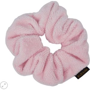 Bamboe badstof scrunchie - roze