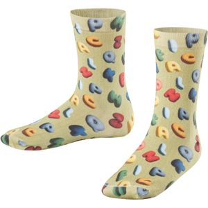 FALKE - Colourful Alphabet Print - Gedessineerd Katoen - Sokken Kinderen - Groen
