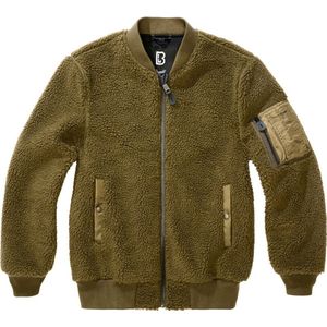 Brandit - MA1 Sherpa Fleece - Jas - Olijf - 100% Polyester