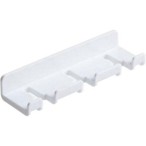 *** Handige tandenborstelhouder - Snoer-, kabel- en scheermeshouder - Badkamerhaak - Zelfklevend - Badkamer accessoires - Tandenborstelrek - Inclusief plakstrip - van Heble®***