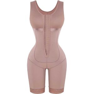 Calombian Faja - M - corrigerende body - shapewear dames - tummy control - Milaya pantera - Pink Truffle