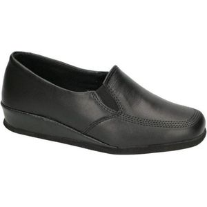 Rohde -Dames - zwart - pantoffels - maat 38.5