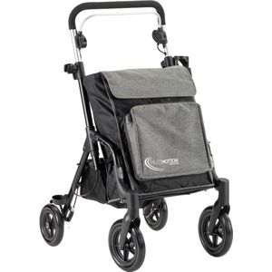 MultiMotion - Rollator Shopper - Grijs/Zwart - Boodschappenrollator